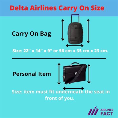 delta carry on baggage size